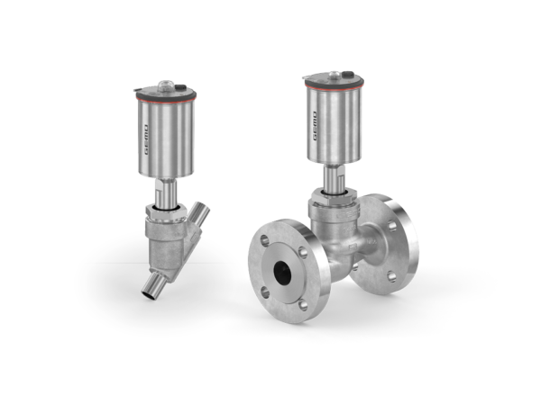 Pneumatic 2/2-way metal seat valve
