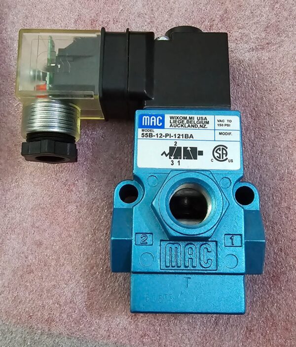 MAC 55B Series 3-Way Solenoid Valve | Pneumatic Control Valve
